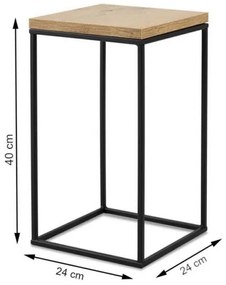 Portafiori BASICLOFT 40x24 nero/marrone