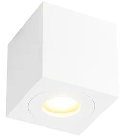 Faretto da bagno quadrato moderno bianco - Capa