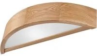 Lampada a Soffitto Eveline, Marrone, Legno, 40,5x8x11,5 cm, EPIKASA