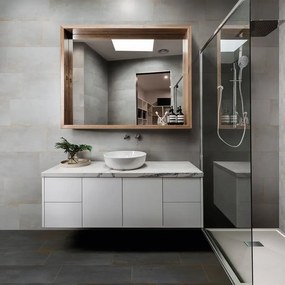 Mosaico in gres porcellanato Metallic bianco opaco e lucido L 30 x L 30cm x Sp. 8.2 mm, 6 pezzi
