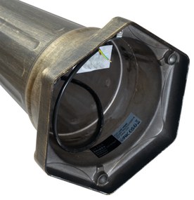 Lanterna da esterno classica oro antico con vetro trasparente 198cm IP44 - London