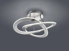 Plafoniera led oakland 621710107acciaio