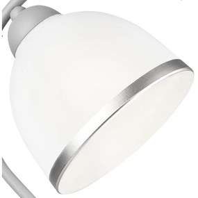 Lampada da tavolo RETRO II 1xE27/60W/230V argento