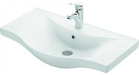 Kamalu - lavandino bagno sospeso 80cm ceramica litos-bs80