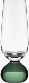 Set di 2 bicchieri da champagne in cristallo fatti a mano Zephyr