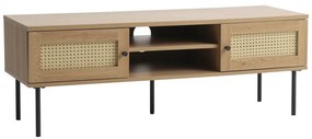 Mobile TV effetto rovere colore naturale 120x43 cm Pensacola - Unique Furniture