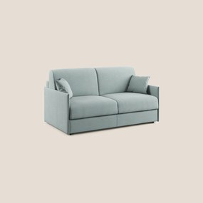 Evans Divano letto in tessuto Ecosostenibile azzurro 149 cm (mat. 120x197)