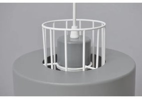 Lampadario a sospensione con filo VOLTA 3xE27/15W/230V diametro 42 cm grigio