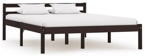Giroletto Senza Materasso Marrone Scuro 120x200 Cm Legno Pino /