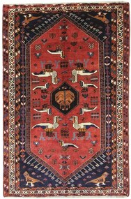 Gashghai Tappeto persiano 250 x 160 Rosso (Iran) Annodato A Mano