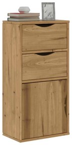 Armadietto Laterale Con Cassetti Odda 40x24x79 Cm Legno Di Pino /