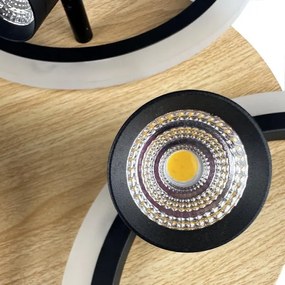 Plafoniera LED dimmerabile LED/70W/230V 3000-6500K nero/marrone + +TC