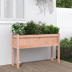 Fioriera Giardino con Gambe 110x31x70 cm Legno Massello Douglas