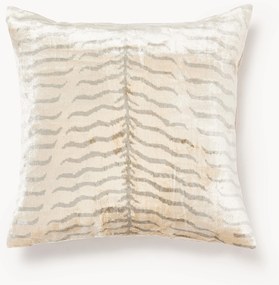 Copricuscino in viscosa con motivo jacquard Helene