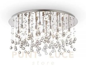 Moonlight lampadario a soffitto oro e cristallo 15 luci attacco g9 ...