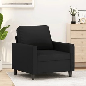 Poltrona Nero 60 Cm Velluto /