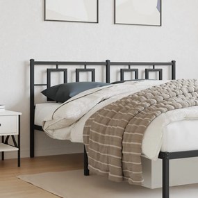 Testiera İn Metallo Nero 150 Cm /