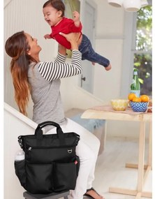 Skip Hop - Borsa fasciatoio DUO SIGNATURE nera per passeggino