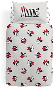 Completo Copripiumino in Cotone Minnie Retro' Singolo Warner