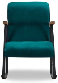 Poltrona in colore petrolio Yoka - Artie