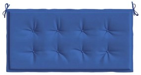 Cuscino per Panca Blu Reale 120x50x3 cm in Tessuto Oxford
