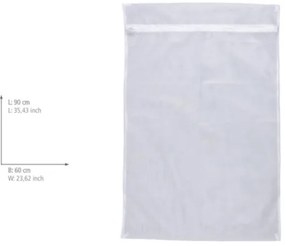WENKO 3751900100 - Sacco per bucato 90 x 60 cm, bianco