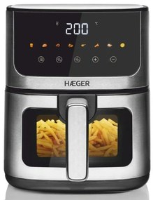 Friggitrice ad Aria Haeger Magic Window Grigio 1400 W