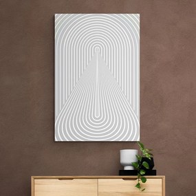 Quadro su tela – Prospettiva dell'arcobaleno Mid-Century