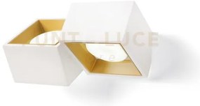 Nasso applique a parete 2 luci attacco gx53 biemissiva quadrata ott...