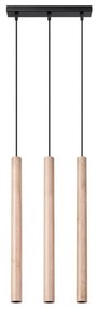 Sollux SL.1267 - Lampadario a sospensione con filo PASTELO 3xG9/8W/230V legno
