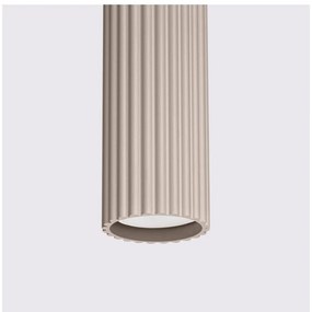 Lampadario grigio tortora in metallo Gleam – Sollux