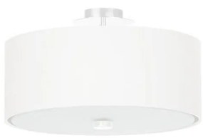 Sollux SL.0759 - Plafoniera SKALA 3xE27/60W/230V diametro 30 cm bianco