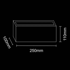 Applique da esterno TOKIO 1xE27/12W/230V IP54