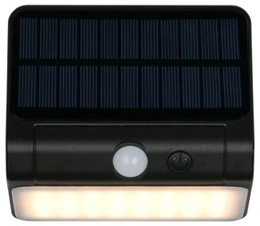 Illuminazione esterna LED con alimentazione a pannelli solari da parete (altezza totale 12 cm) Olinda – Trio