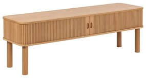 Tavolo TV in rovere naturale 140x45 cm Langley - Actona