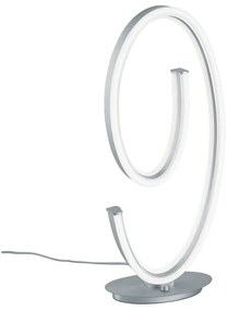 Lampada da tavolo a LED grigia con controllo vocale/app mobile con paralume in metallo (altezza 65 cm) Ciola - CINQUE