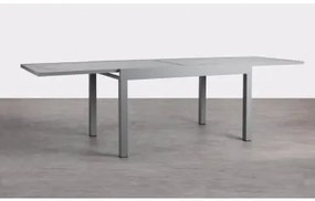 Tavolo da Pranzo Allungabile in Alluminio (135-270x90 cm) Paradise - The Masie
