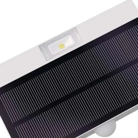 LED Proiettore solare con sensore di movimento LED/3,7V 1200mAh 4000K IP65 bianco