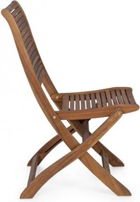 Set 2 Sedie da Giardino 50,5x64x93h cm Noemi Pieghevole...