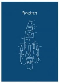 Poster luminoso (70x50 cm) Esttels Rocket - Sklum
