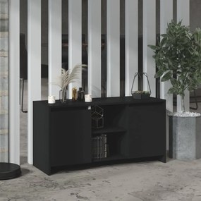 Mobile Porta Tv Nero 102x37,5x52,5 Cm İn Truciolato /