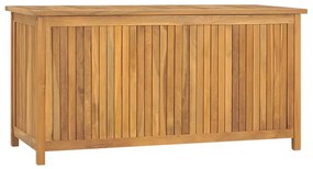 Cassa da giardino 114x50x58 cm in legno massello di teak