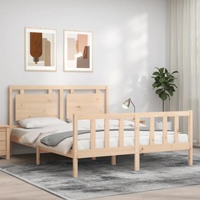 Giroletto Senza Materasso 160x200 Cm İn Legno Massello Di Pino /