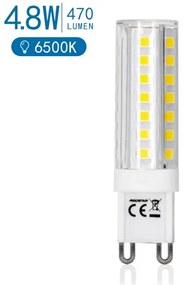 Lampadina LED G9/4,8W/230V 6500K - Aigostar