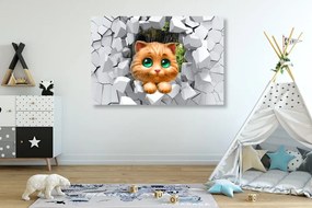 Quadro su tela – Gattino adorabile
