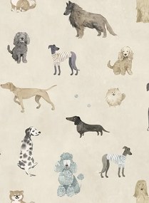 Sandberg Carta da parati Taiga and Friends - Beige