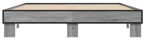 Giroletto grigio sonoma 150x200 cm in legno multistrato metallo