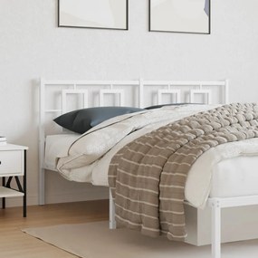 Testiera İn Metallo Bianco 150 Cm /