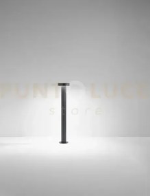 Stool paletto in alluminio antracite opaco led 12w 3000k 960lm h.60cm