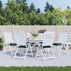 Cuscini Per Sedia 6 Pz Neri 40x40x7 Cm İn Tessuto Oxford /